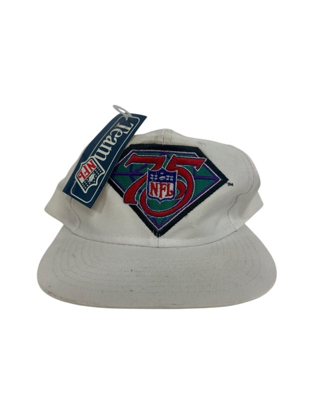NFL 75 Year Anniversary Logo 7 Competitor Vintage Snapback Cap Hat -‎ NWT